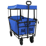 Folding Hand Trolley Black 105 x 56.5 x 116 cm Oxford Cloth 42020663