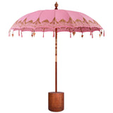 Balinese Parasol with Base 2 pcs Pink 3433029