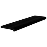 Stair Treads 8 pcs Brown Black 100x30x2 cm Solid Wood Oak 3283034