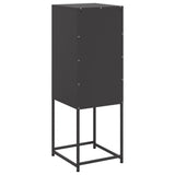Highboard Black 36x39x107 cm Steel 846530