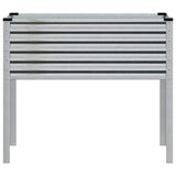 Garden Planter 100x45x90 cm Galvanised Steel 4008973