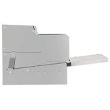 Chicken Treadle Feeder Silver 50 x 40 x 29 cm Galvanised Steel 874701