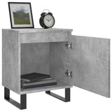 Bedside Cabinets 2 pcs Concrete Grey 40x30x50 cm Engineered Wood 826853