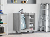 Golf Cabinet with Wheel Plain Grey Sonoma 65 x 45 x 98 cm 899452