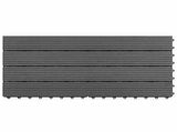 Decking Tile 6 pcs Grey 60 x 30 cm WPC 42046685