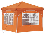 Pop-up Party Tent 192 x 192 x 245 cm Orange 42019844