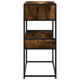 Console Table Smoked Oak 90x35x80 cm Engineered Wood 849171