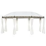 ZNTS Gazebo Cream White 530x350x265 cm 42138