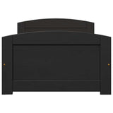 Day Bed with 2 Drawers without Mattress IRUN Black 90x200 cm 3314678
