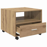 Coffee Table Artisan Oak 55 x 55 x 45cm Engineered Wood 880469