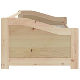 Day Bed Natural Pine Solid pinewood 90x200 cm 322164