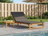 Sunlounger Cushion GEMERT 100% Polyester Anthracite 948570