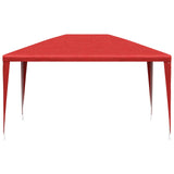 Party Tent 400 x 300 x 255 cm Red PE and Steel 42032346