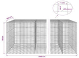 Gabion with 3.5 mm Wire and 5x5 cm Mesh 1150x100x150 cm 3462473