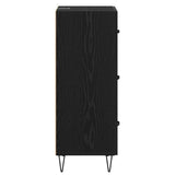 Sideboard Black oak 34 x 34.5 x 90 cm Engineered wood 881551