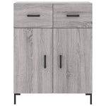 Highboard Grey Sonoma 69.5x34x180 cm Engineered Wood 3198535
