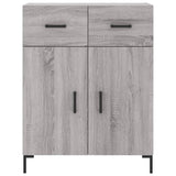 Highboard Grey Sonoma 69.5x34x180 cm Engineered Wood 3198535