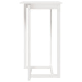 3 Piece Bar Set White Solid Wood Pine 3124728