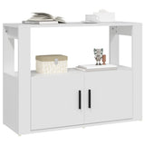 Sideboard White 80x30x60 cm Engineered Wood 819452