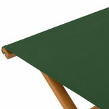 Deck Chair 2 pcs Solid Eucalyptus Wood Green 42024897