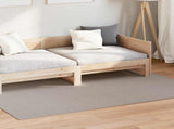 Area Rugs LUGO Cream and Taupe 120 x 170 cm Polyester 42022702