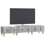 TV Cabinet Grey Sonoma 147 x 34.5 x 30 cm Engineered Wood 894251