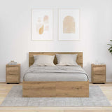 Bedside Tables with Drawer 2 pcs Artisan Oak 30.5 x 30 x 43 cm 888816