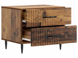 Bedside Cabinet with Drawer 2 pcs Old Wood 43 x 34.5 x 47.5 cm 894772