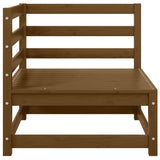 3 Piece Garden Lounge Set Honey Brown Solid Pinewood 805708