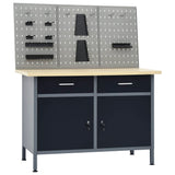 Workbench with Three Wall Panels 3053428