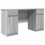 Desk with Drawer Grey sonoma 140 x 49 x 76 cm Engineered wood 3328512