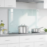 Kitchen Backsplash Milk 90 x 60 cm Tempered Glass 42018016