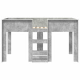 Bunk Bed for Kids Concrete Grey 100 x 200 cm Engineered wood 3410502