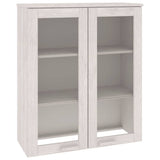 Top for Highboard HAMAR White 85x35x100 cm Solid Wood Pine 340505