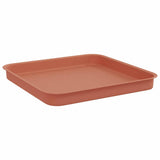 Plant Pots 6 pcs Brick Red Plastic 3403294