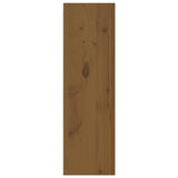 Wall Cabinets 2 pcs Honey Brown 30x30x100 cm Solid Pinewood 813512