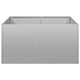 Planter 80x80x40 cm Galvanised Steel 860743