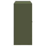 Storage Cabinet Olive Green 90 x 40 x 90 cm Steel 891644
