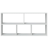 Wall Shelf White 100x25x50 cm Engineered Wood 853272