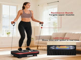 Vibration Plate Exercise Machine with Cool Lights, 99 Speed Levels T3398P425047