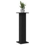 Plant Stand 2 pcs Black Oak 30 x 30 x 95 cm Engineered wood 3345110