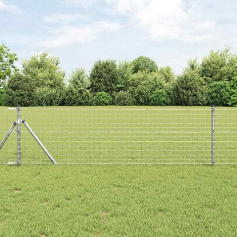 Fence Post Other 26 pcs Silver 3.2 x 3.2 x 120 cm Steel 3350151