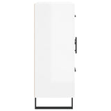 Sideboard High Gloss White 69.5x34x90 cm Engineered Wood 828070