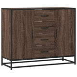 Sideboard Brown Oak 92x35x76 cm Engineered Wood 3300829