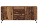 Sideboard with Drawer Old Wood 100 x 36 x 60 cm Engineered Wood 882451