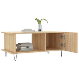 Coffee Table Sonoma Oak 90x50x40 cm Engineered Wood 829487
