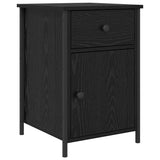 Bedside Cabinet 2 pcs Black Oak 40 x 42 x 60 cm Engineered Wood 875785