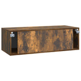 Wall-Mounted TV Cabinet Wall-mounted Smoked Oak 98 x 41 x 30 cm 898530
