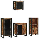 Bathroom Furniture Set 4 pcs Multicolour Solid Reclaimed Wood 3305641