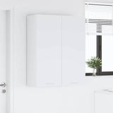Hanging Cabinet White 80 x 31 x 100 cm Engineered Wood 884362